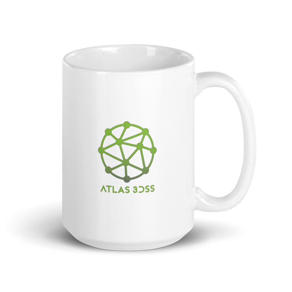 Atlas 3DSS - White glossy mug